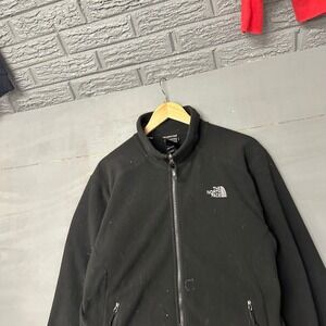 The North Face Black Fleece Zip Up Jacket Mens L G